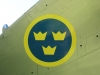 Das Hoheitszeichen der Schwedischen Luftwaffe