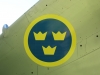 Das Hoheitszeichen der Schwedischen Luftwaffe